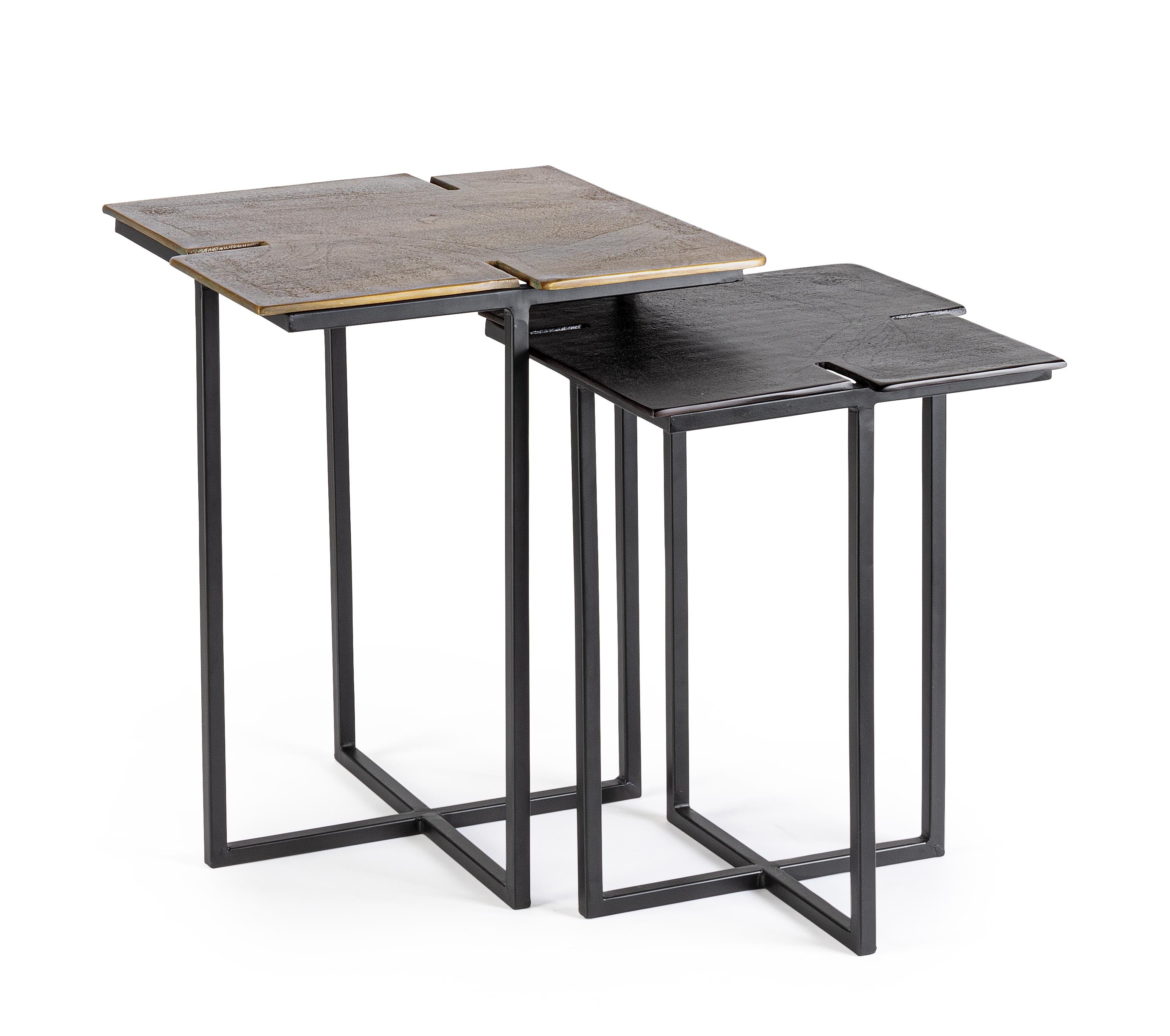 Set 2 Tavolini Quercia Metropolis 3