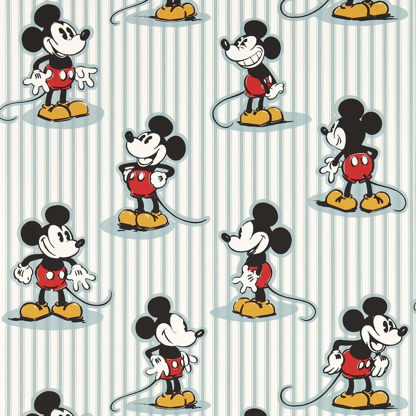 Carta da parati Sanderson Mickey Stripe