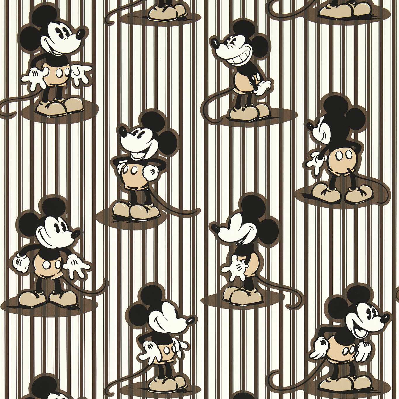 Carta da parati Sanderson Mickey Stripe