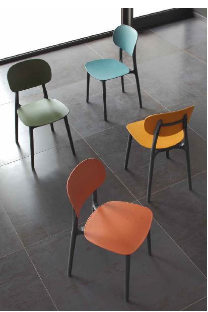 4 Sedie Colorate Fly