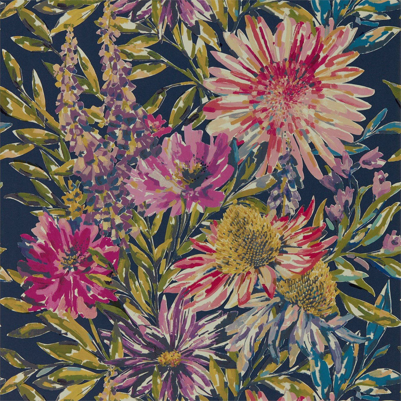 Carta da parati Harlequin Floreale