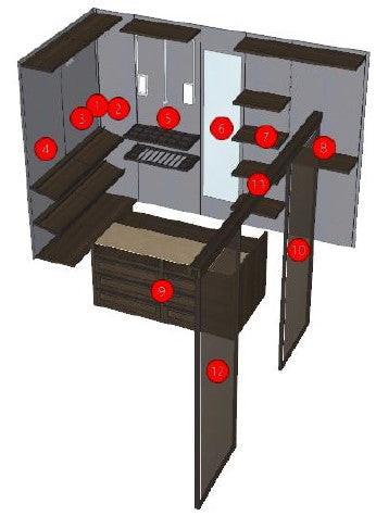 Cabina Armadio GSG - esposizione MM1