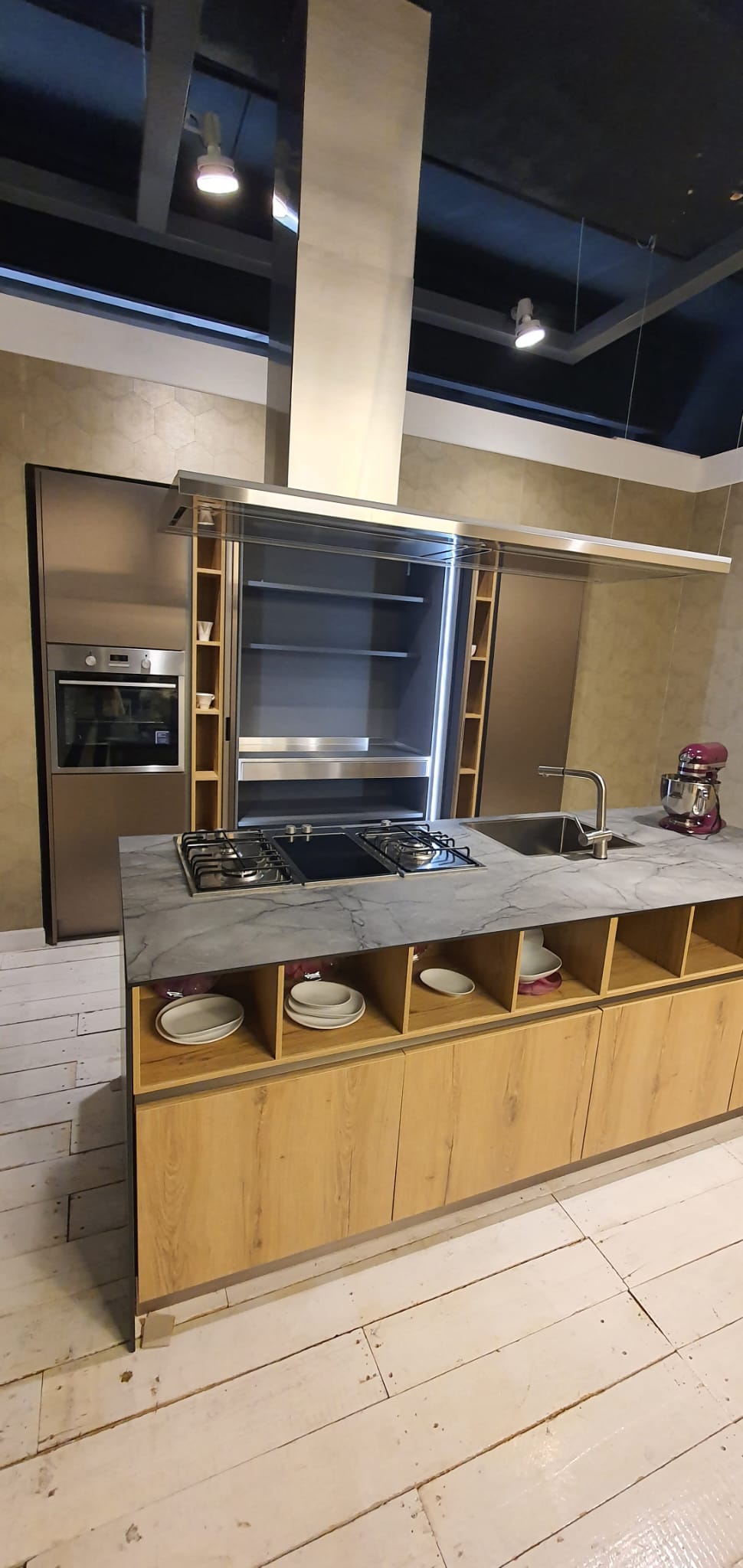 Cucina Kalì + Retta Top HPL - esposizione MM2
