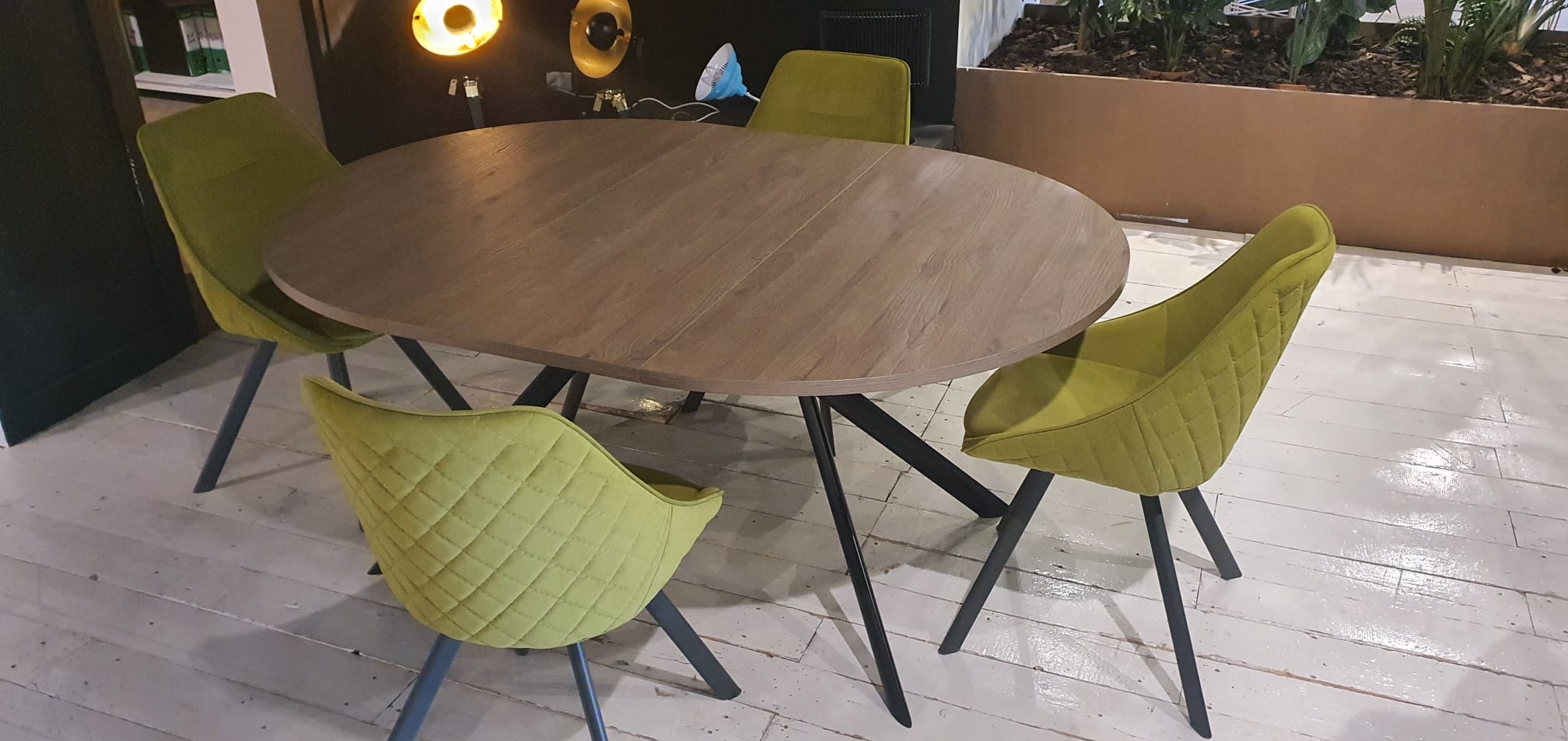 Tavolo Giove tondo allungabile- esposizione MM2