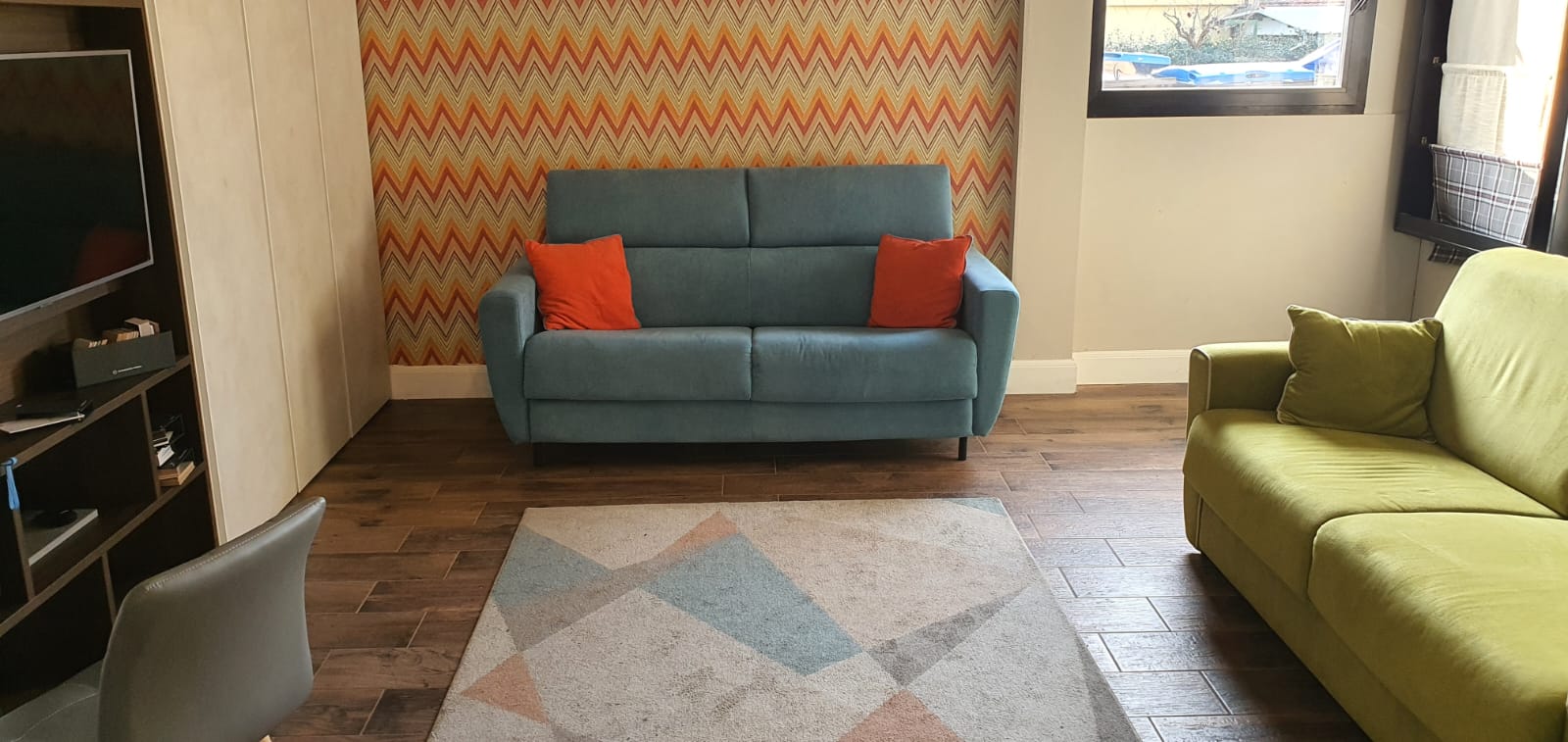 DIVANO 3 POSTI- LETTO SVEVA - esposizione MM0