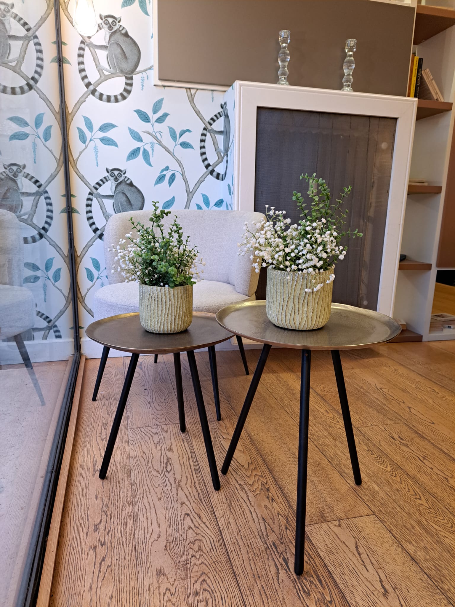 Set 3 Tavolini metallo -esposizione MM5