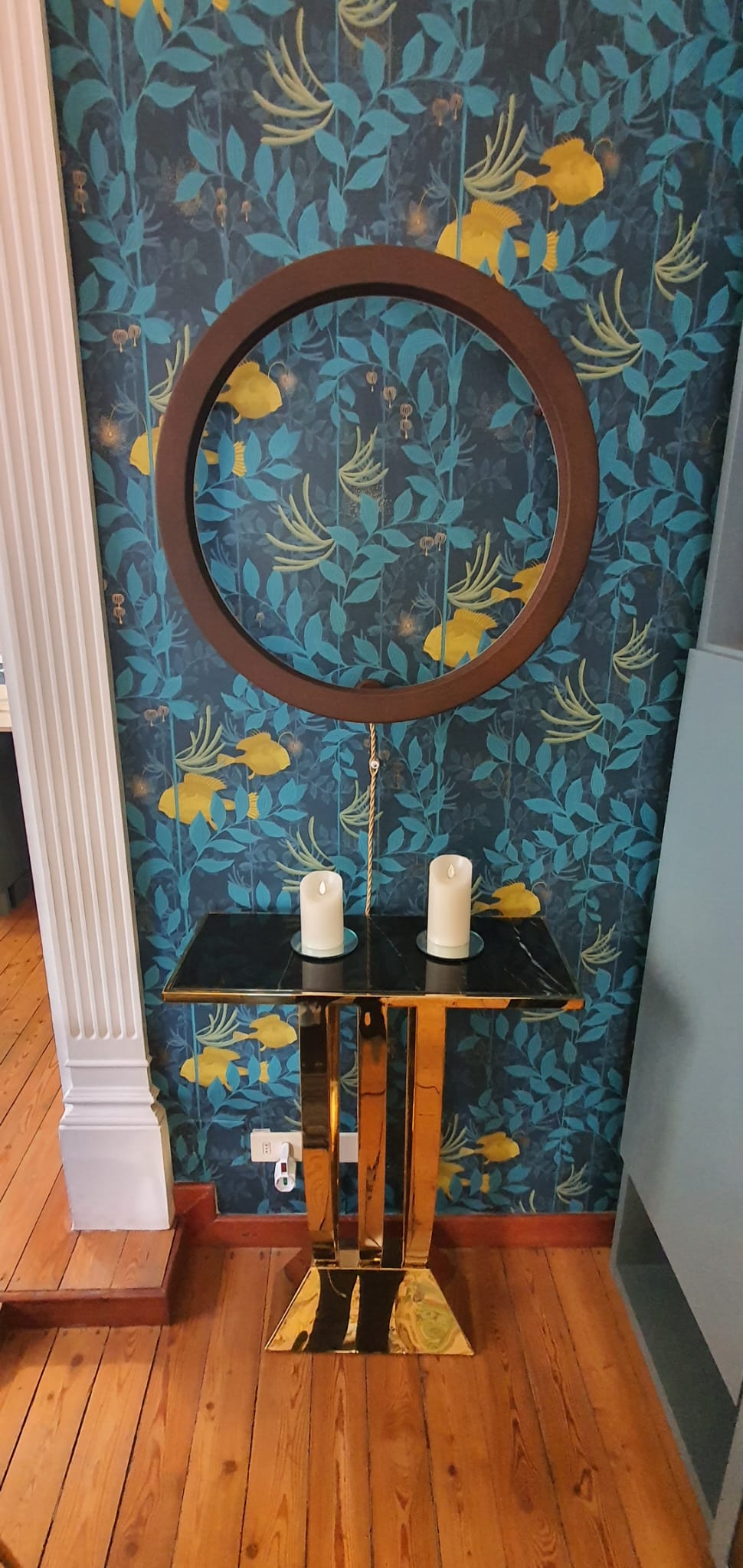 Lampada Orbit rame - esposizione MM4