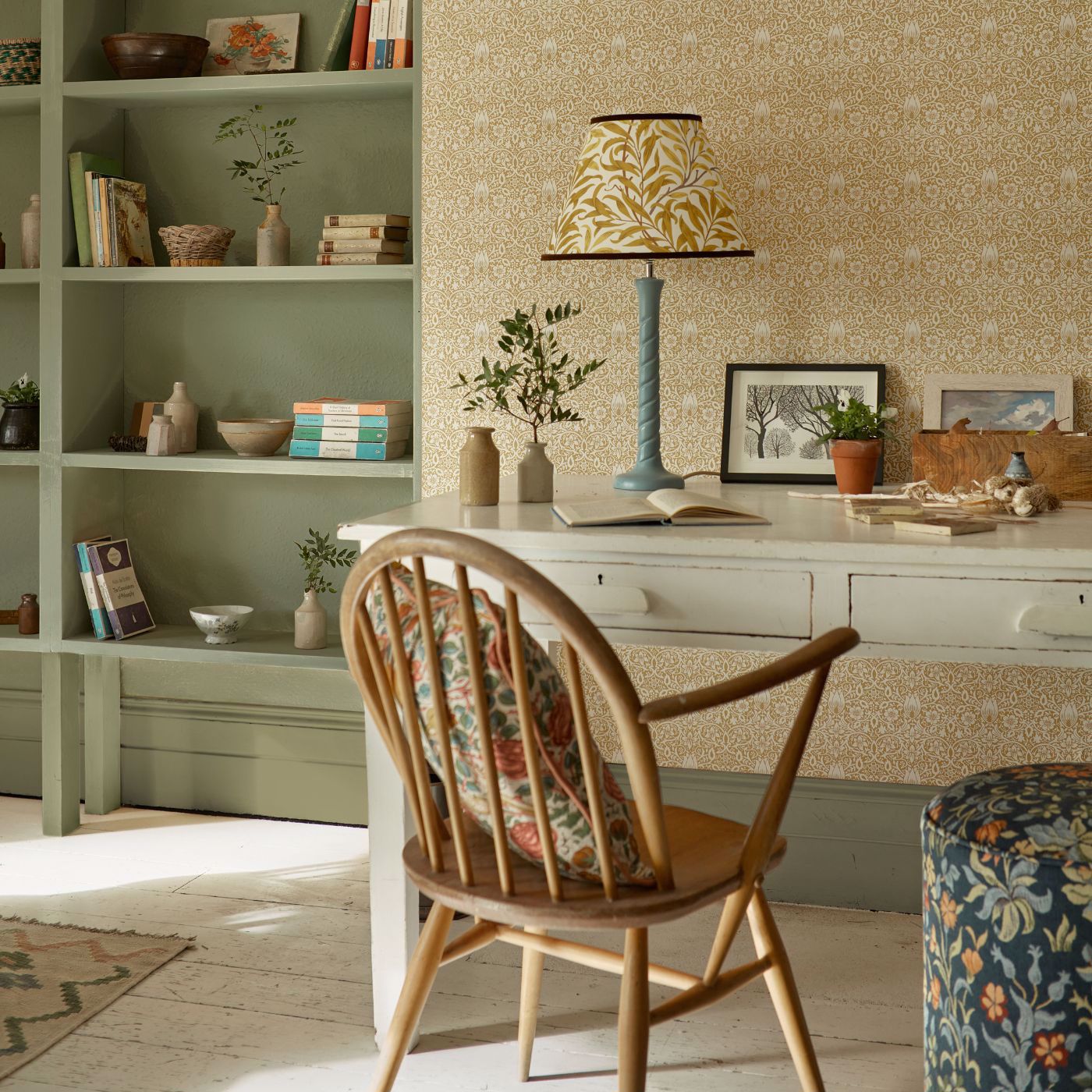 Carta da parati Morris Borage