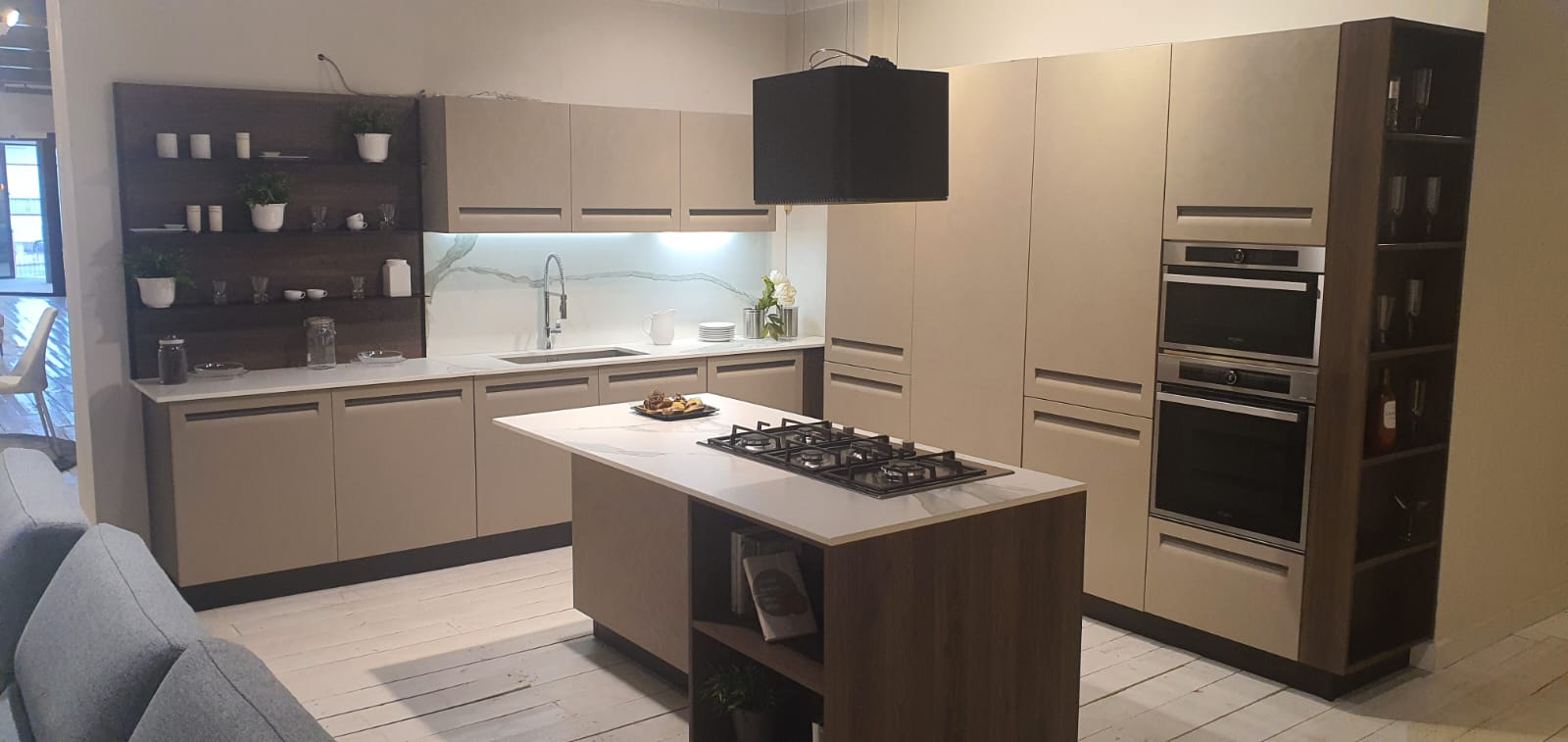 Cucina Tekna con eldom  - esposizione MM2