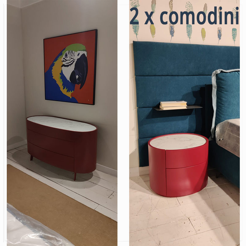 Camera rossa bianco GSG - esposizione MM2