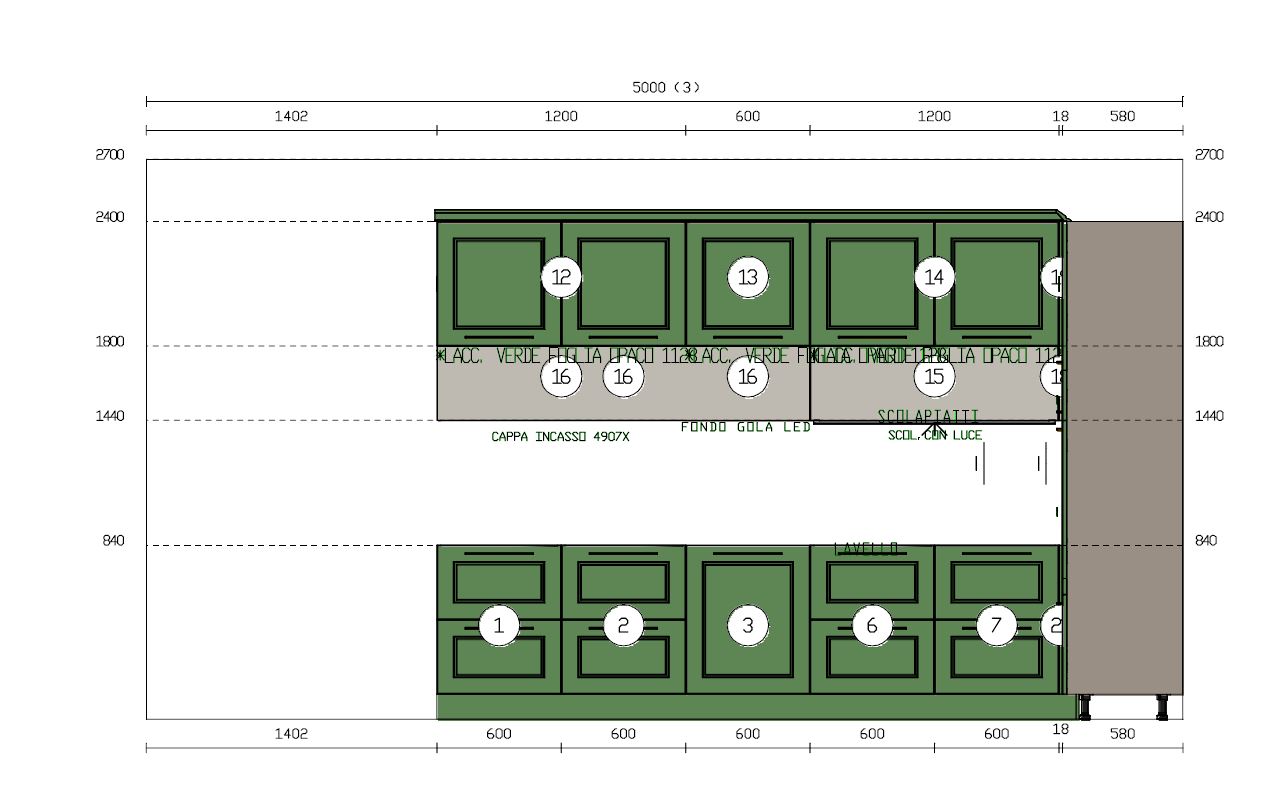 Cucina MEG - Esposizione MM1
