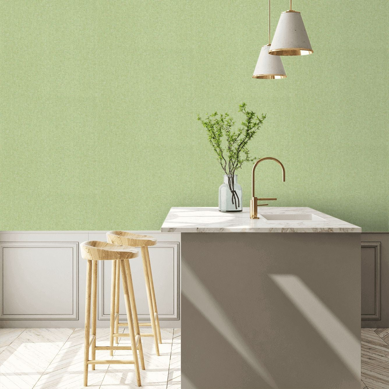 Carta da parati Sanderson Sessile Plain