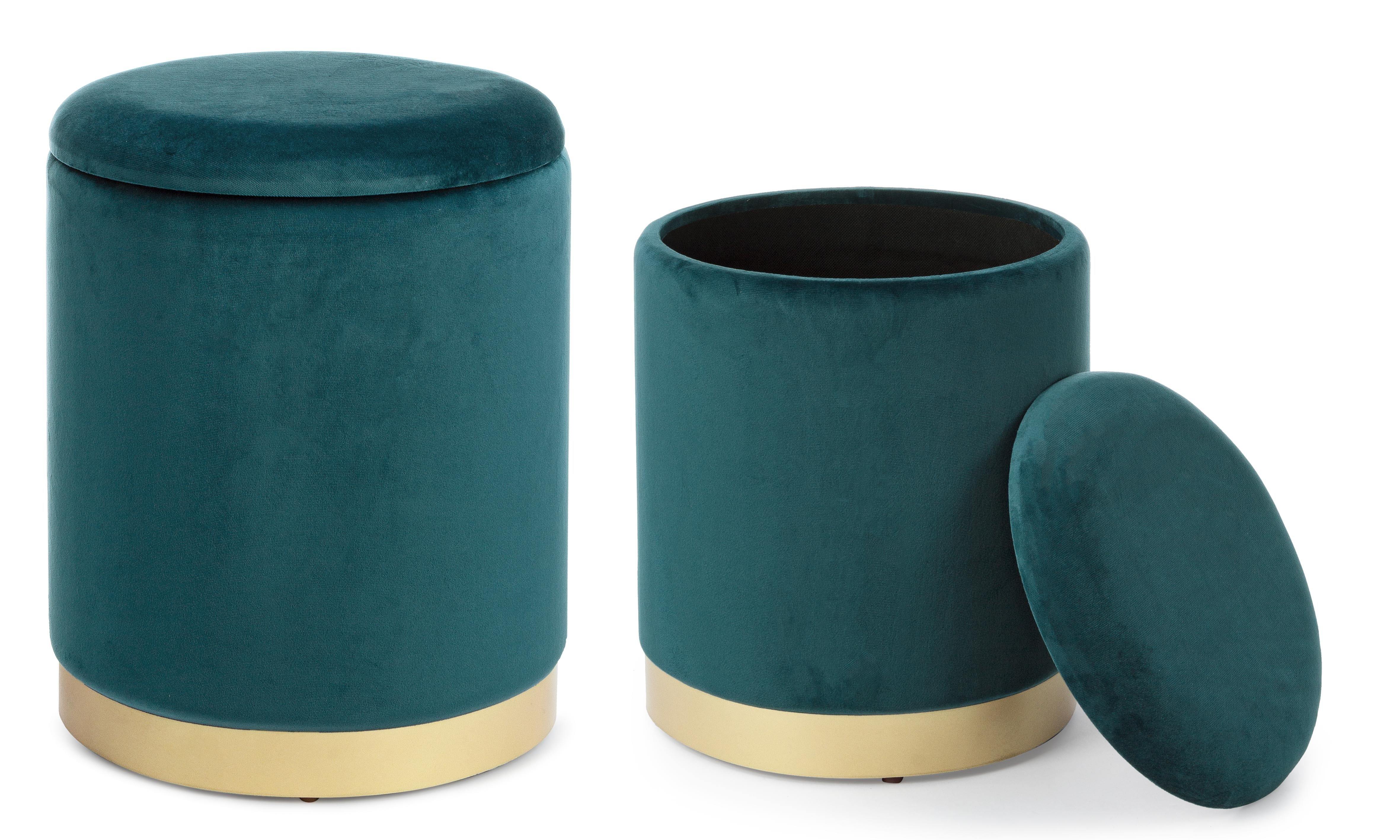 Set di Pouf Josy - Bizzotto, Tipologiadiprodotto_Pouf - Poltrone e Pouf - Mobilmarket