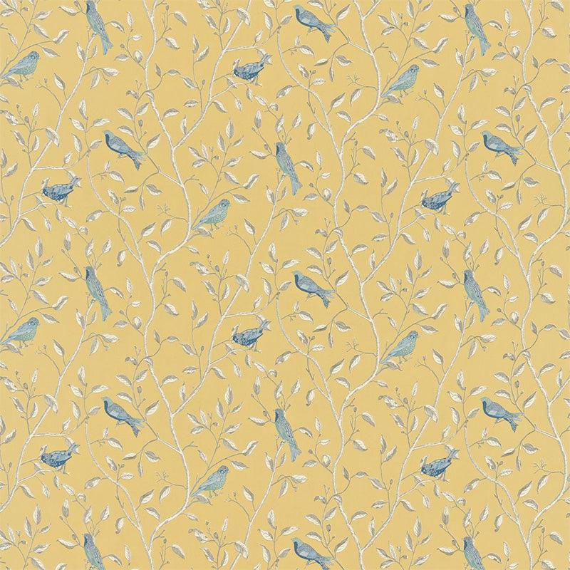 Tessuto Sanderson Finches - Brand_Sanderson, Fantasia_Natura, Uso_Rivestimento cuscini, Uso_Rivestimento poltrone, Uso_Tende - Tessuti - Sanderson