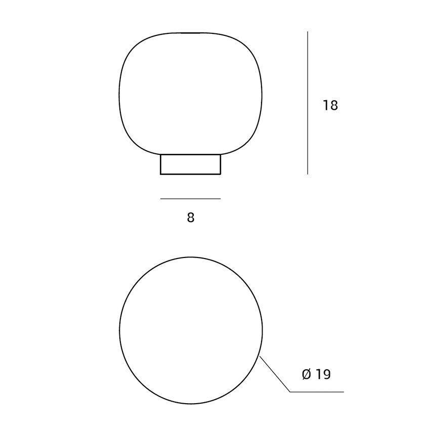 Lampada Ghost da tavolo - Miloox, Tipologia_Da tavolo - Lampade da interno - Mobilmarket
