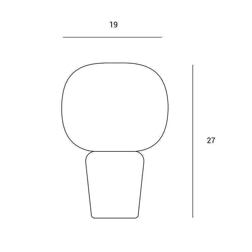 Lampada Marble Ghost da tavolo - Miloox, Tipologia_Da tavolo - Lampade da interno - Mobilmarket