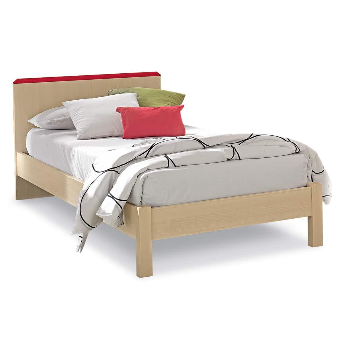 Letto Basic - Caratteristiche_Non imbottito, Caratteristiche_Non sfoderabile, Colombini, Dimensione_Singolo - Letti junior - Mobilmarket