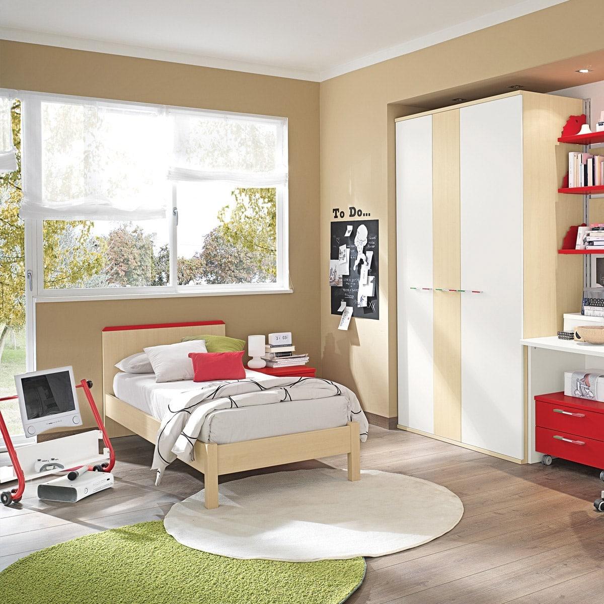 Letto Basic - Caratteristiche_Non imbottito, Caratteristiche_Non sfoderabile, Colombini, Dimensione_Singolo - Letti junior - Mobilmarket