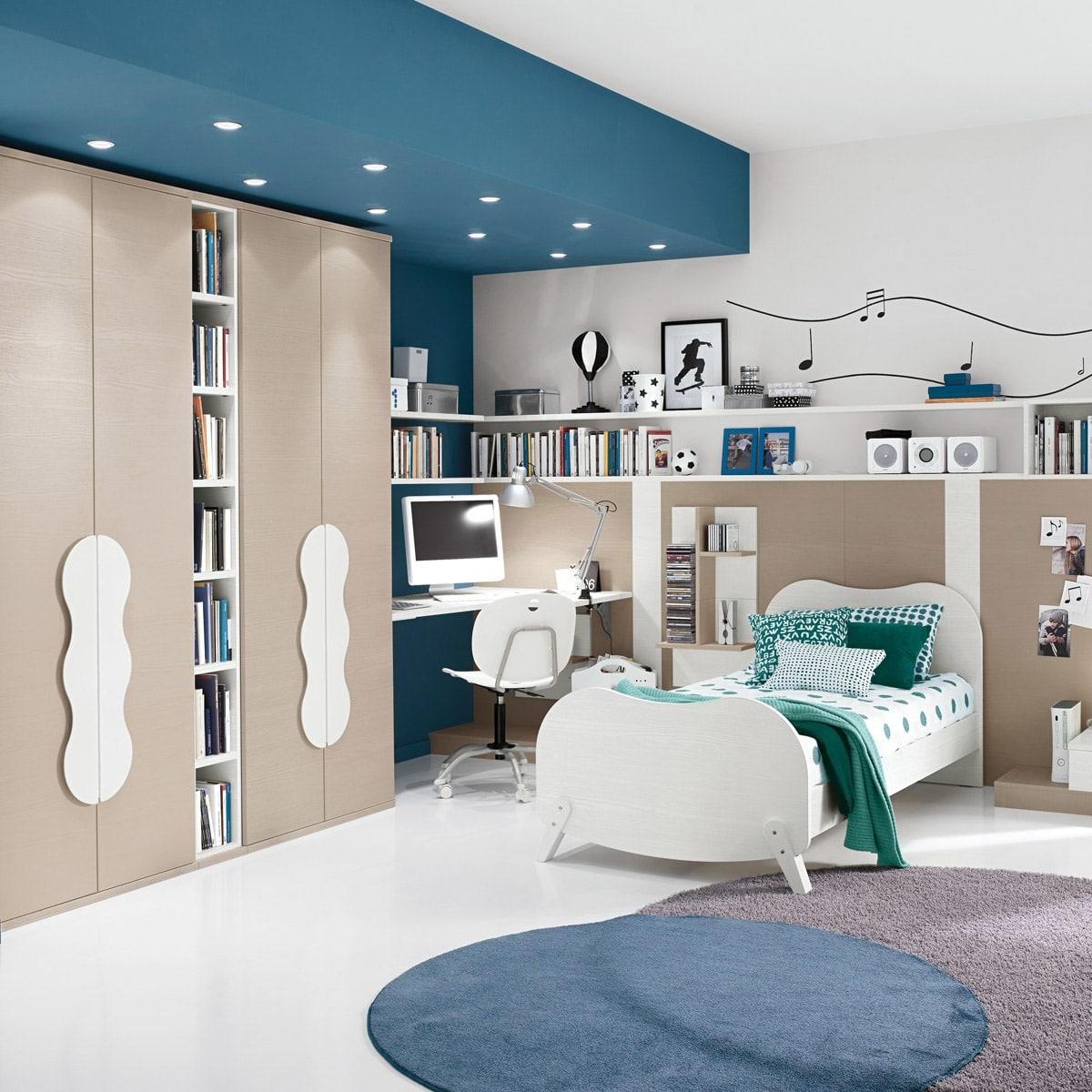 Letto Ice - Caratteristiche_Non imbottito, Caratteristiche_Non sfoderabile, Colombini, Dimensione_Singolo - Letti junior - Mobilmarket