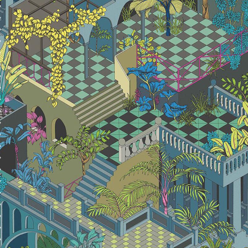 Tessuto Cole & Son Miami Cotton - Brand_Cole&Son, Fantasia_Fantasia, Uso_Rivestimento cuscini, Uso_Rivestimento poltrone, Uso_Tende - Tessuti - Cole&Son