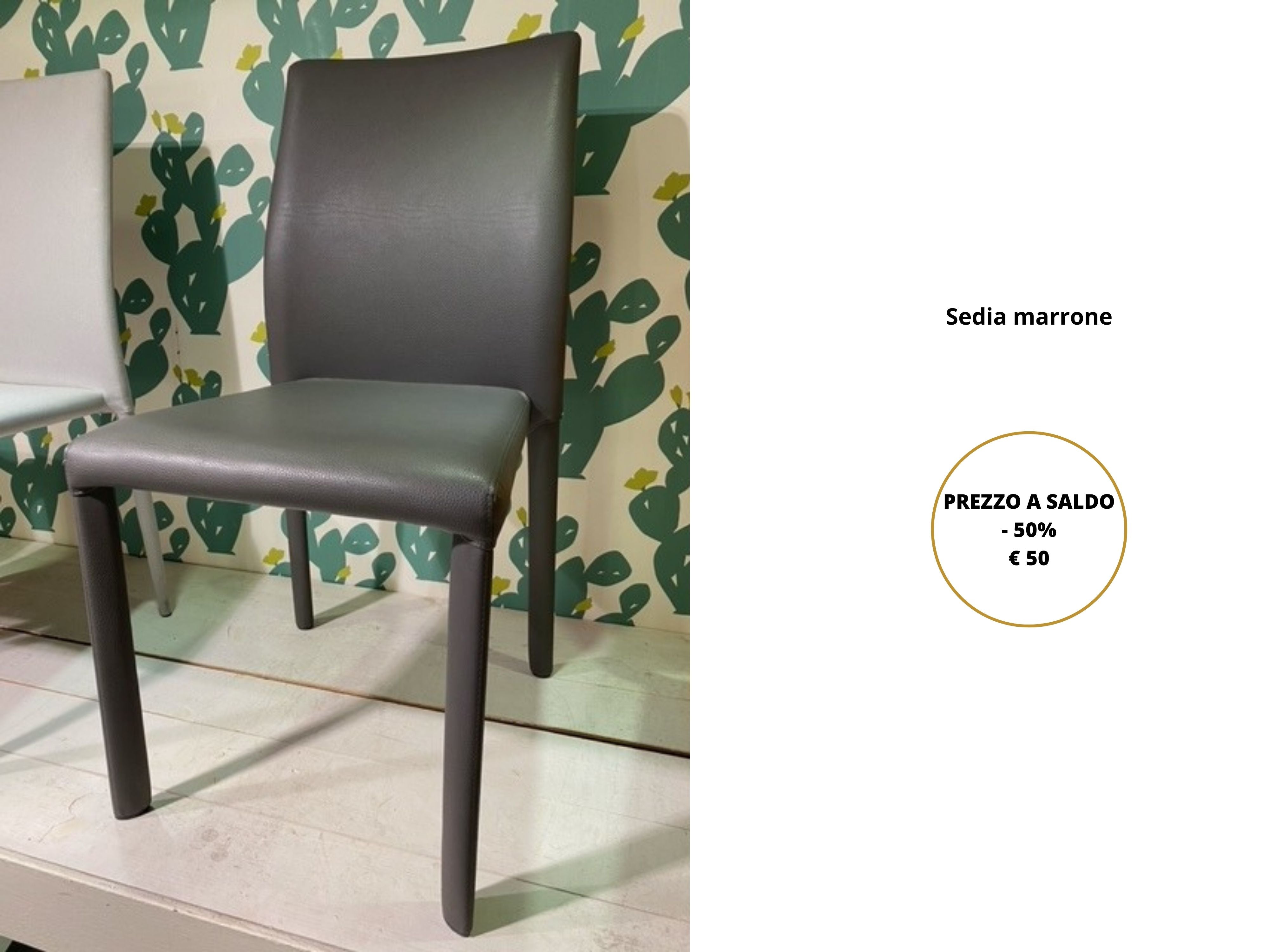 Sedia marrone MM1
