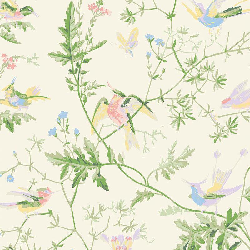 Tessuto Cole & Son Hummingbirds Silk - Brand_Cole&Son, Fantasia_Natura, Uso_Rivestimento cuscini, Uso_Tende - Tessuti - Cole&Son