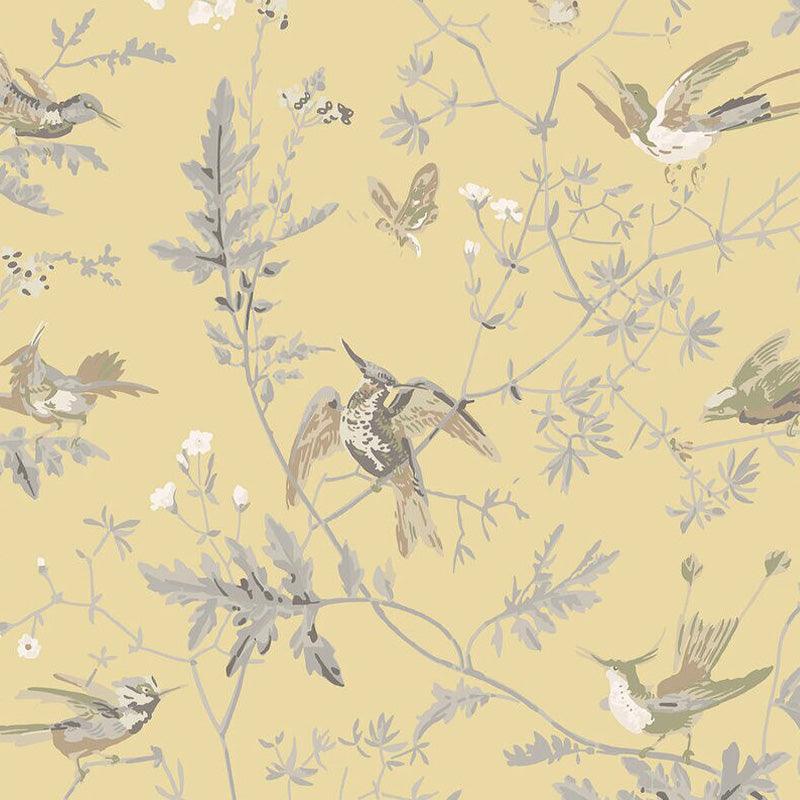 Tessuto Cole & Son Hummingbirds Silk - Brand_Cole&Son, Fantasia_Natura, Uso_Rivestimento cuscini, Uso_Tende - Tessuti - Cole&Son