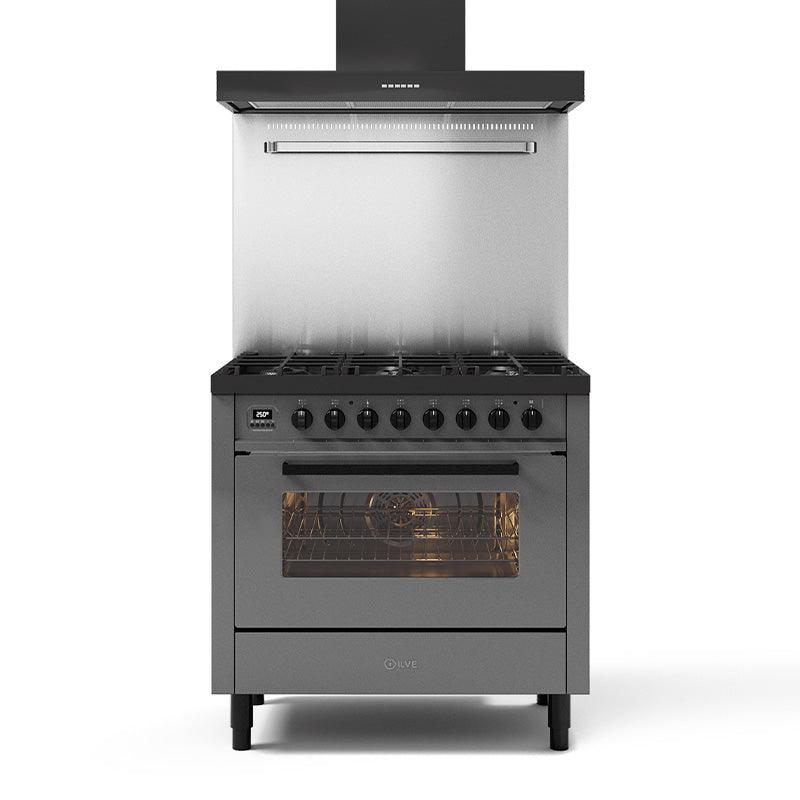 Gruppo cottura ILVE - L09 Limited Edition Grigio Lusso - Brand_ILVE, Tipologia_Blocco cottura - Elettrodomestici a libera installazione - Ilve