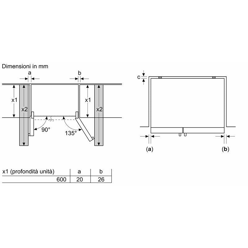 Frigorifero Siemens KA93DVIFP - Brand_Siemens, Tipologia_Frigorifero - Elettrodomestici da incasso - Siemens