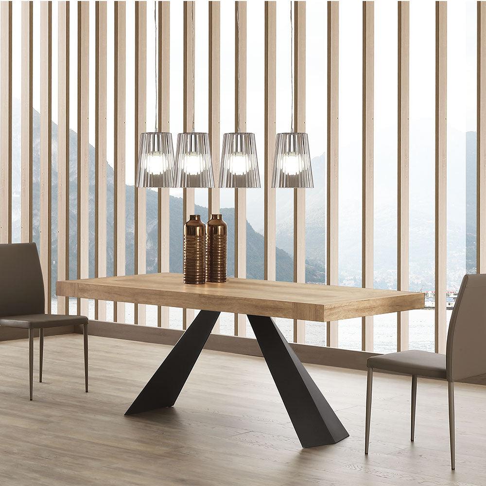 Tavolo Ronald 160 - Caratteristiche_Allungabile, Forma_Rettangolare, La Seggiola - Tavoli - Mobilmarket