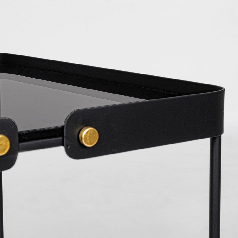 Set di 2 tavolini Glass