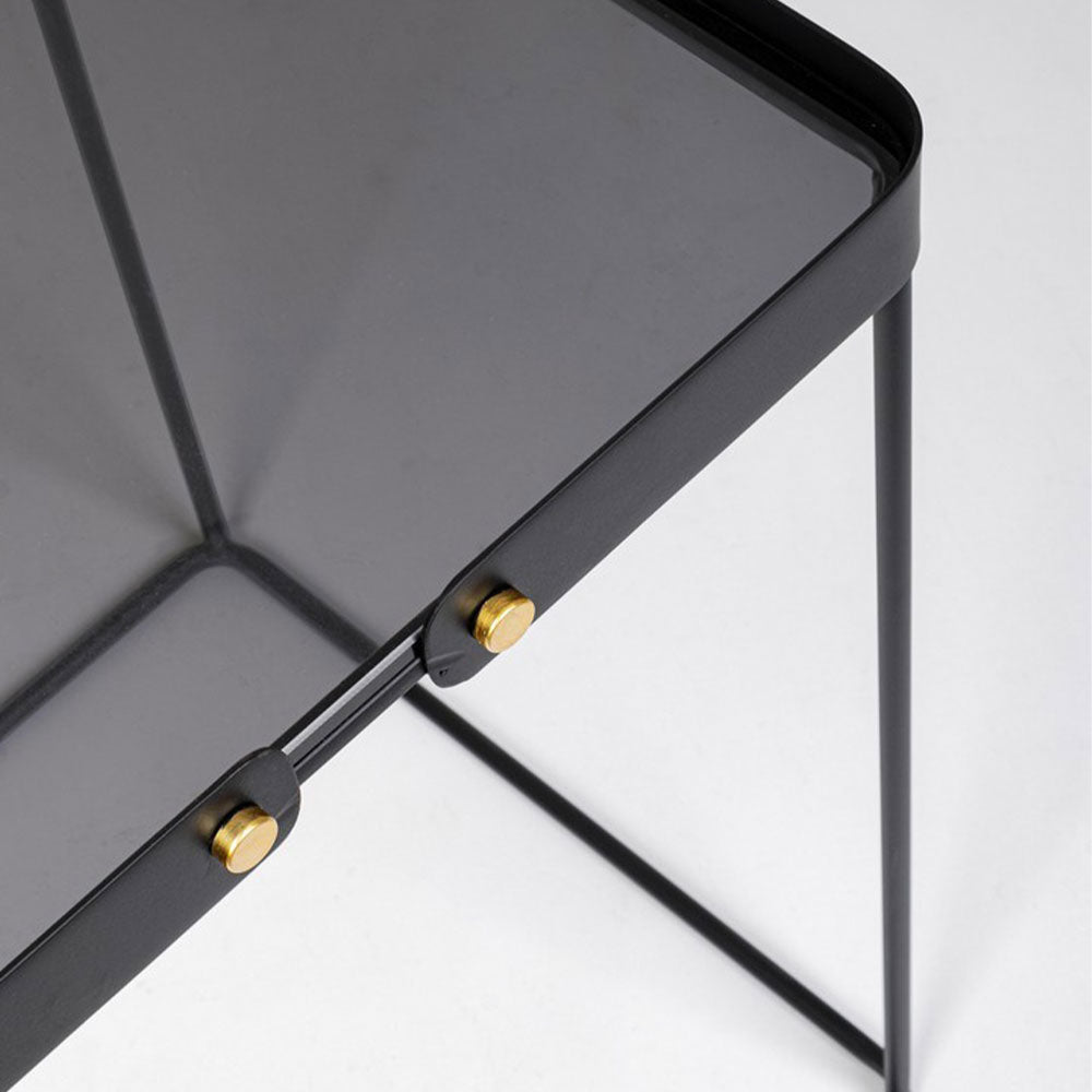 Set di 2 tavolini Glass