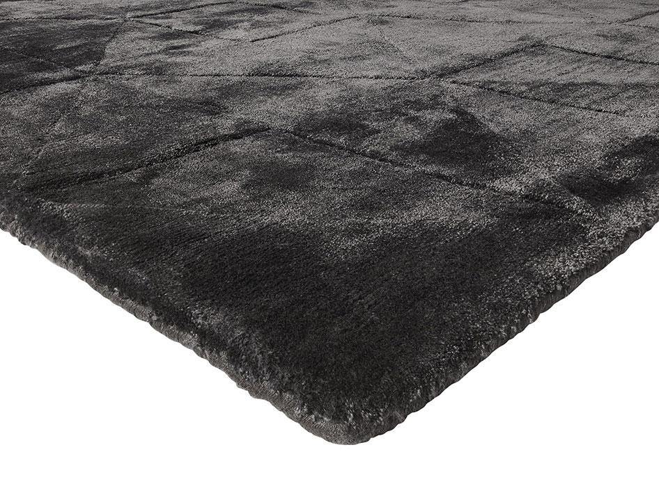 Tappeto Long Beach Anthracite - Fantasia_Monocromatica, Forma_Rettangolare, Sitap - Tappeti - Mobilmarket