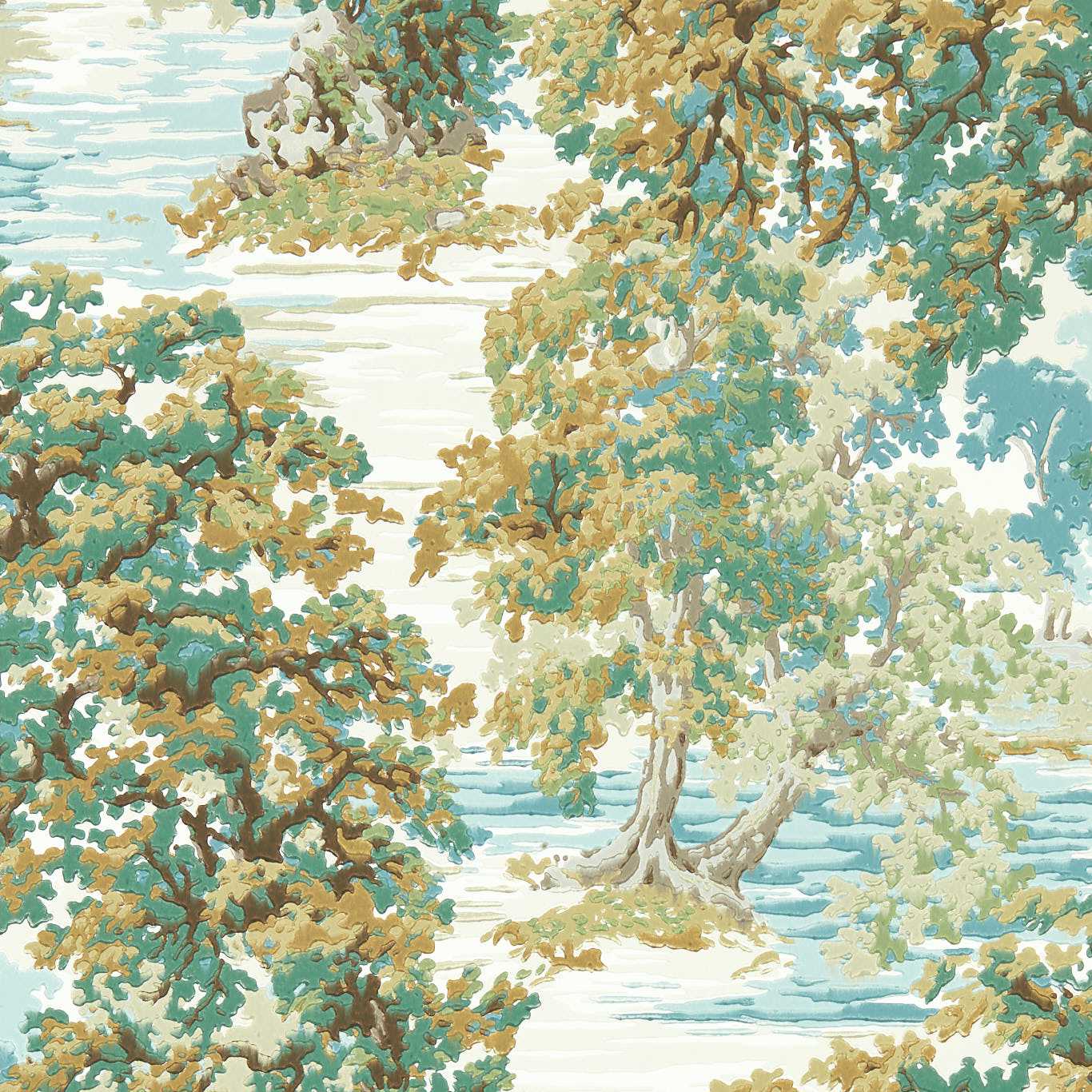Carta da Parati Sanderson Ancient Canopy