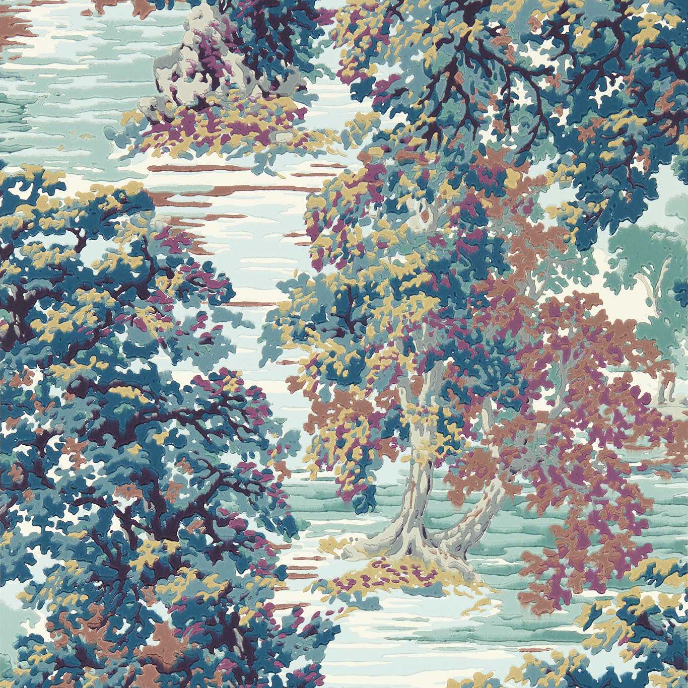 Carta da Parati Sanderson Ancient Canopy