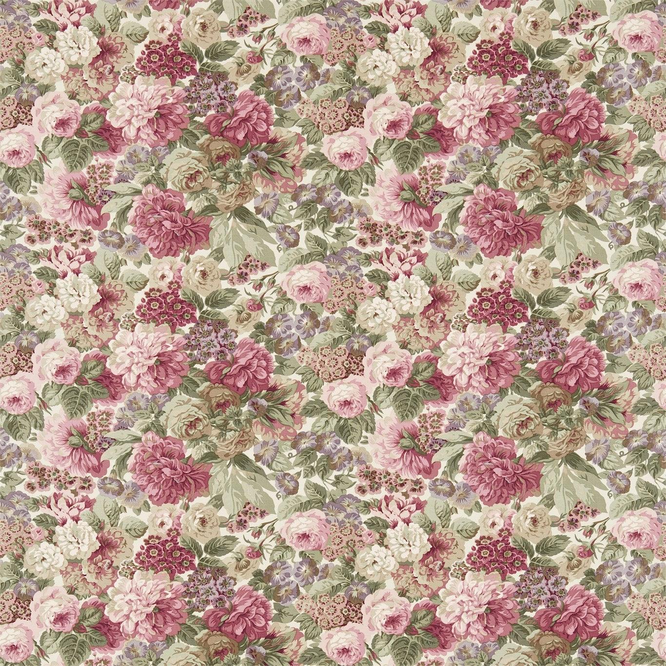 Tessuto Sanderson Rose & Peony - Brand_Sanderson, Fantasia_Natura, Uso_Rivestimento cuscini, Uso_Rivestimento poltrone, Uso_Tende - Tessuti - Sanderson