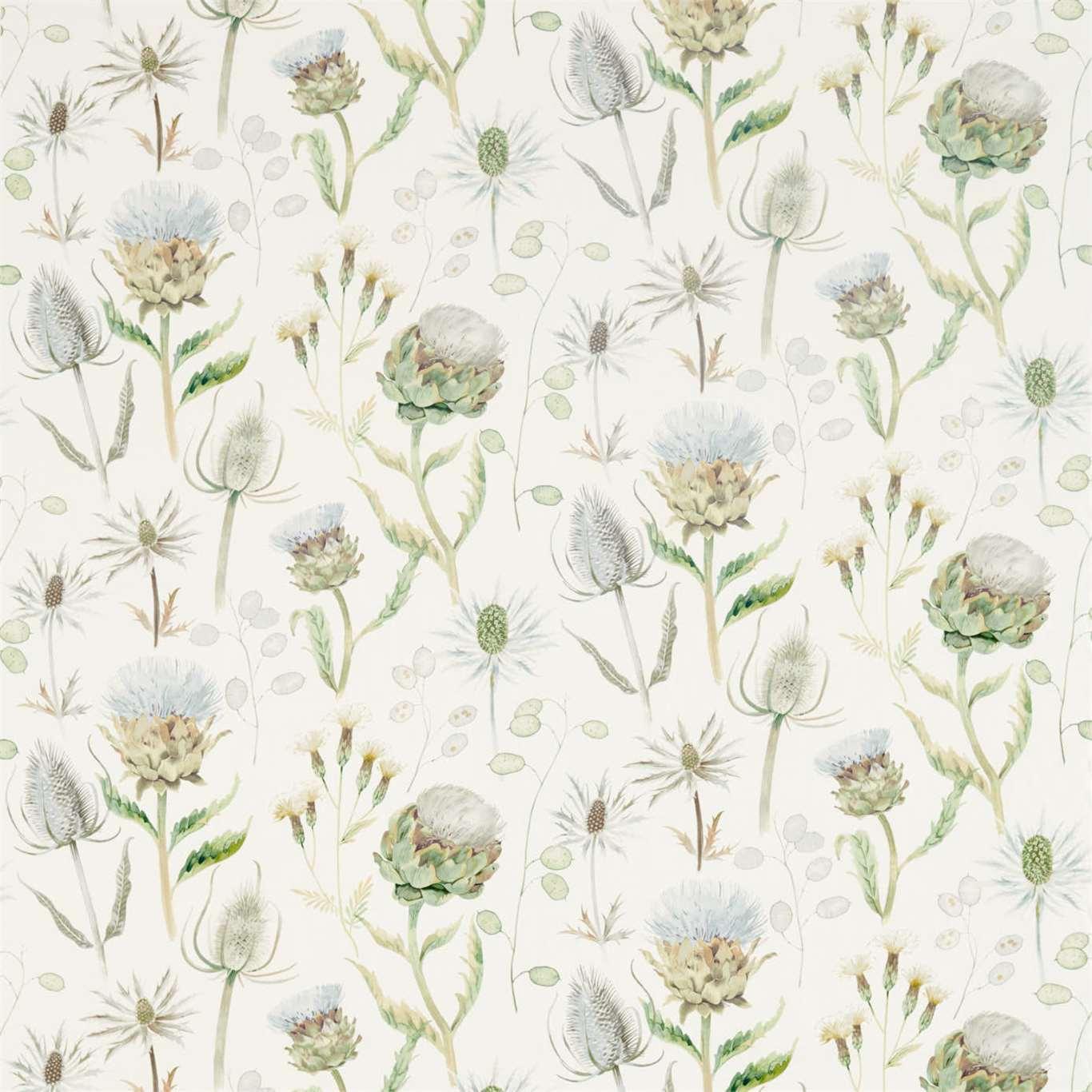 Tessuto Sanderson Thistle Garden - Brand_Sanderson, Fantasia_Natura, Uso_Rivestimento cuscini, Uso_Rivestimento poltrone, Uso_Tende - Tessuti - Sanderson