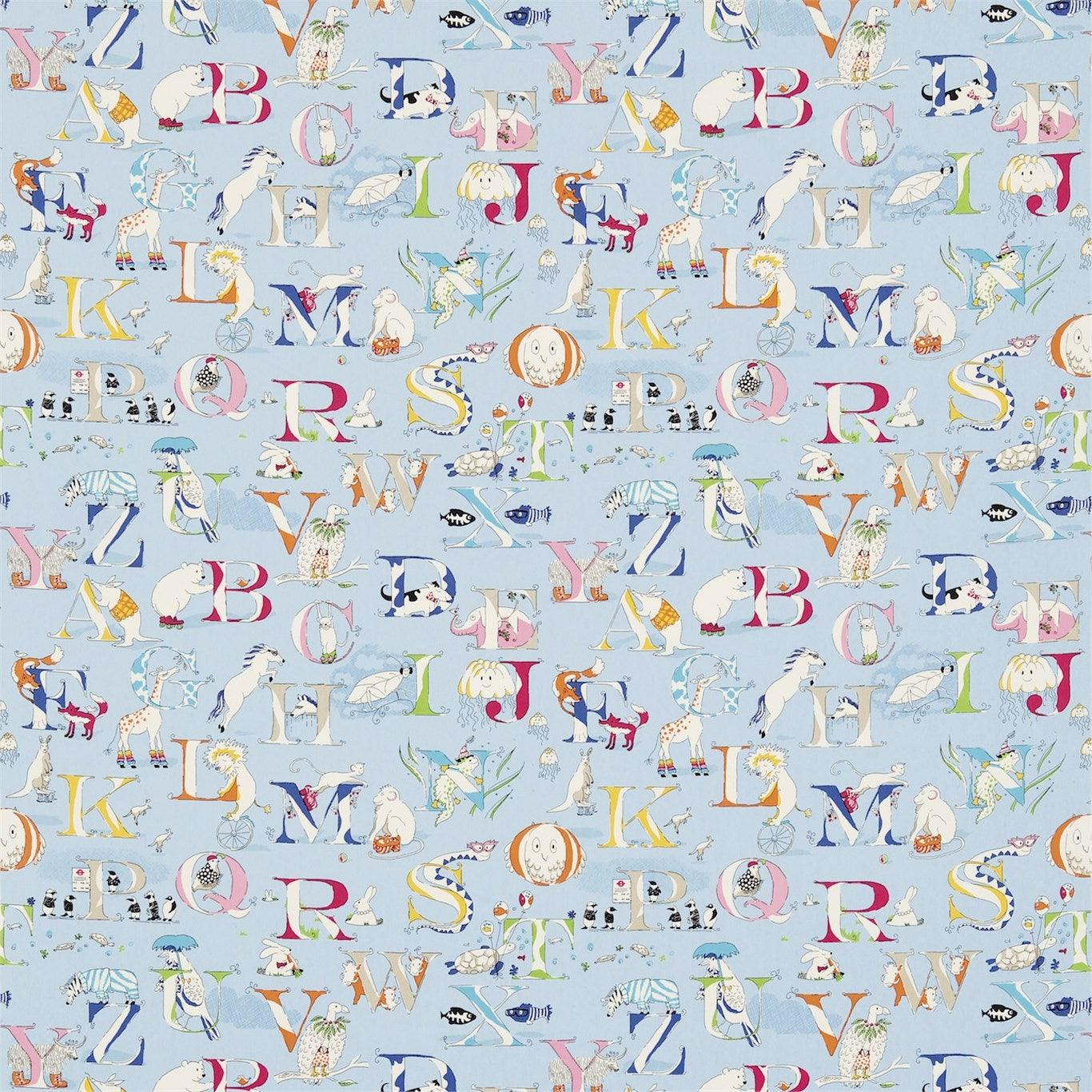 Tessuto Sanderson Alphabet Zoo - Brand_Sanderson, Fantasia_Fantasia, Uso_Rivestimento cuscini, Uso_Rivestimento poltrone, Uso_Tende - Tessuti - Sanderson