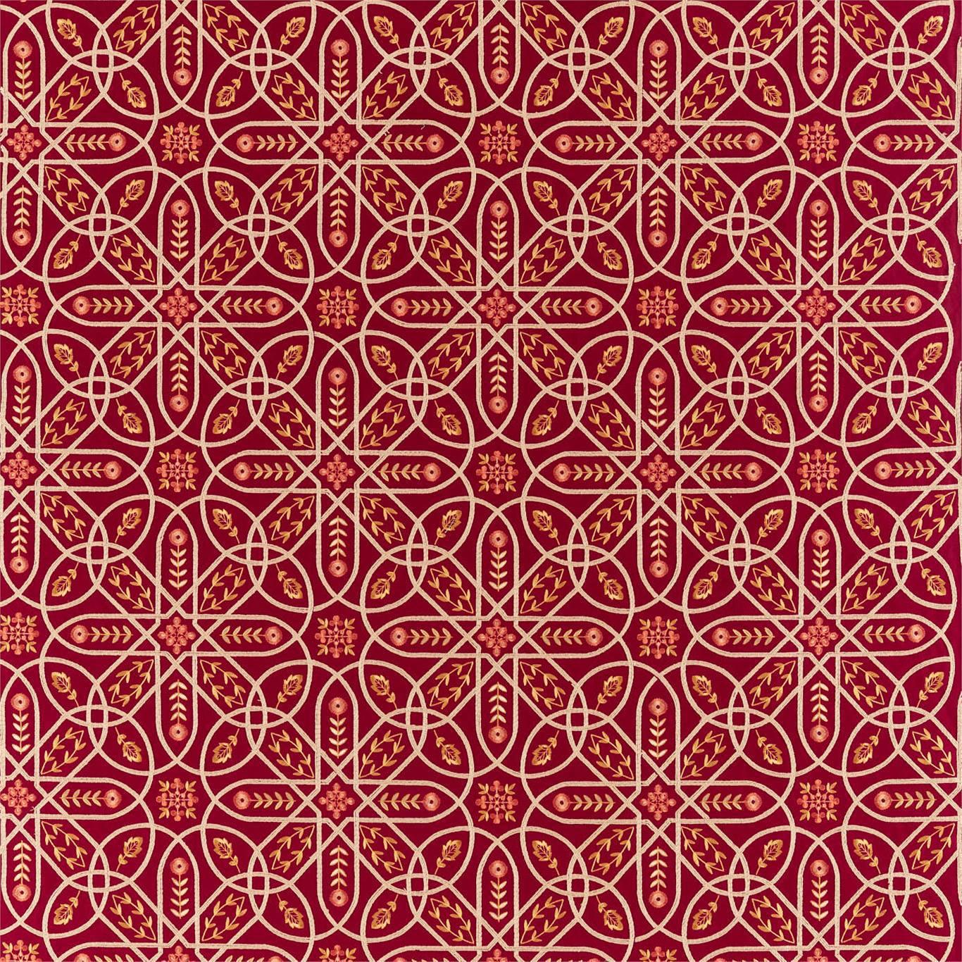 Tessuto Morris Brophy Embroidery - Brand_Morris, Fantasia_Geometrica, Uso_Rivestimento cuscini, Uso_Tende - Tessuti - Morris