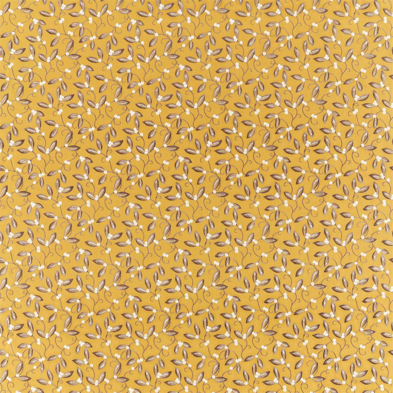 Tessuto Morris Misletoe Embroidery - Brand_Morris, Fantasia_Natura, Uso_Rivestimento cuscini, Uso_Tende - Tessuti - Morris