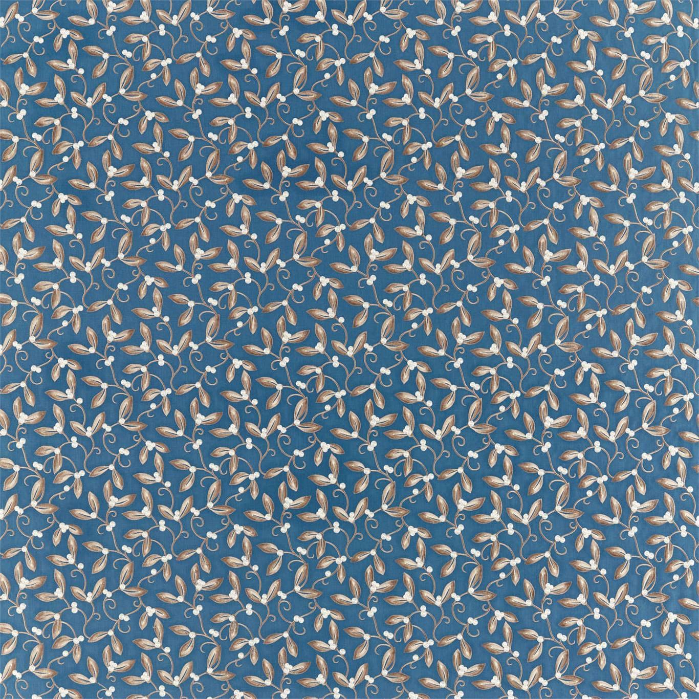 Tessuto Morris Misletoe Embroidery - Brand_Morris, Fantasia_Natura, Uso_Rivestimento cuscini, Uso_Tende - Tessuti - Morris