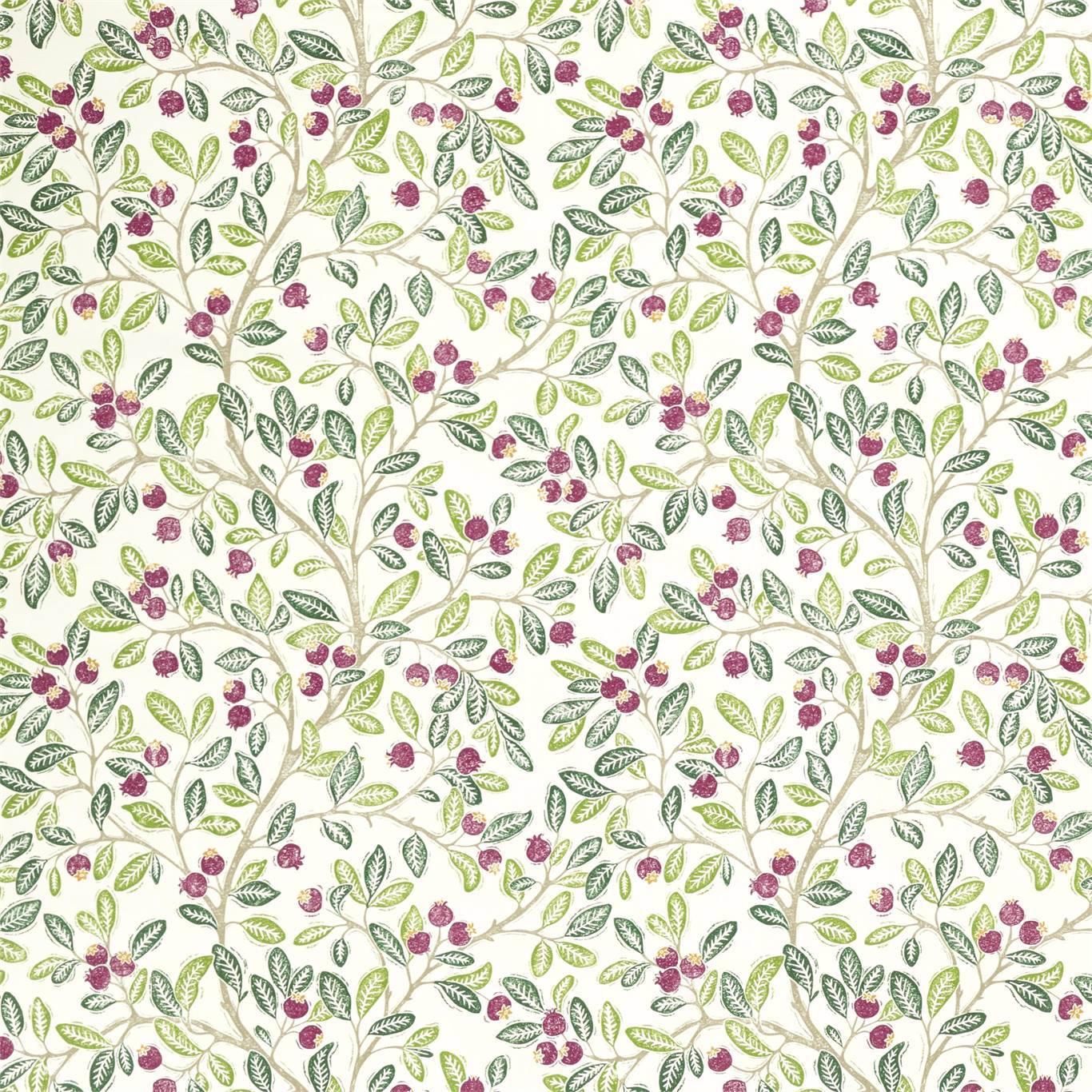 Tessuto Sanderson Wild Berries - Brand_Sanderson, Fantasia_Natura, Uso_Rivestimento cuscini, Uso_Rivestimento poltrone, Uso_Tende - Tessuti - Sanderson