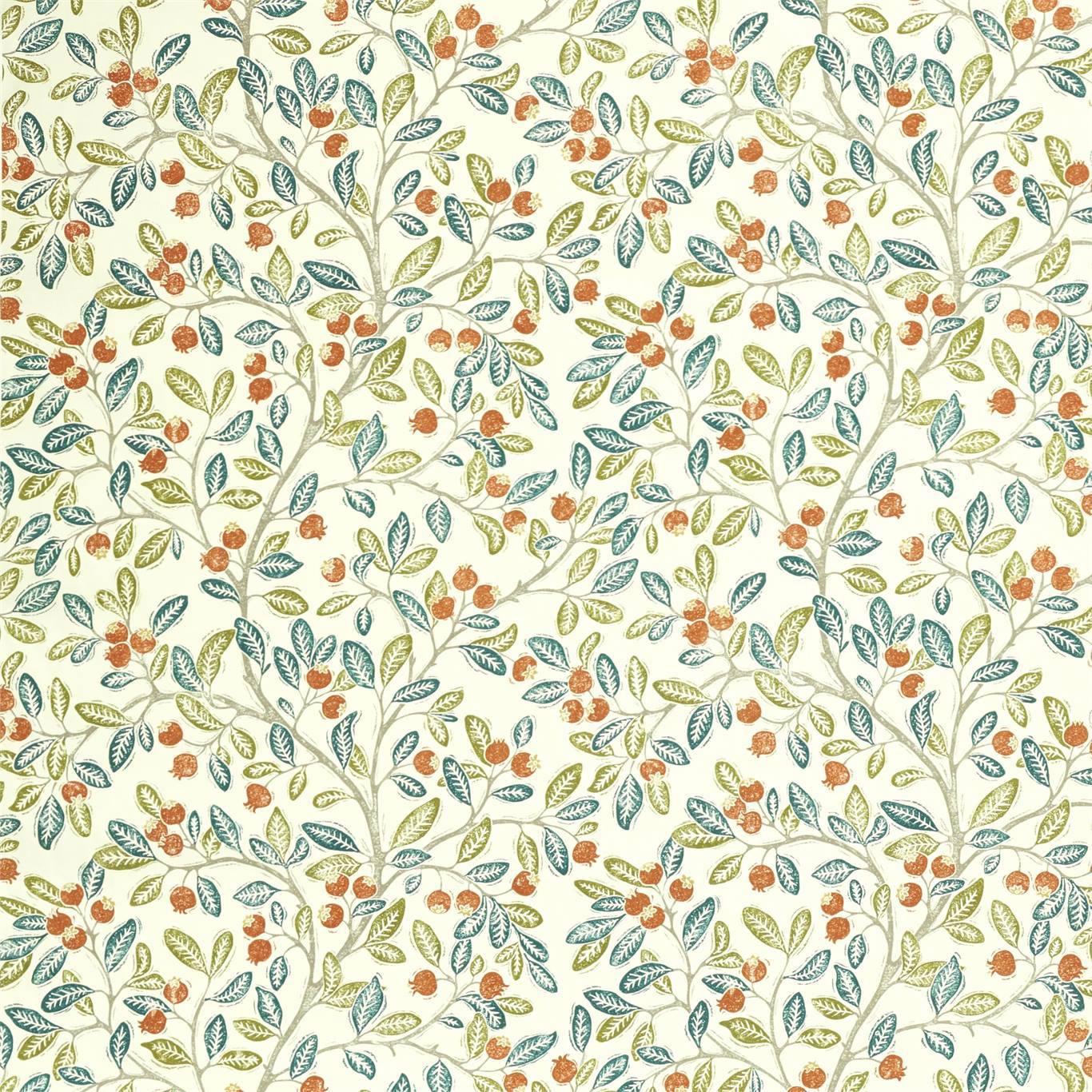 Tessuto Sanderson Wild Berries - Brand_Sanderson, Fantasia_Natura, Uso_Rivestimento cuscini, Uso_Rivestimento poltrone, Uso_Tende - Tessuti - Sanderson