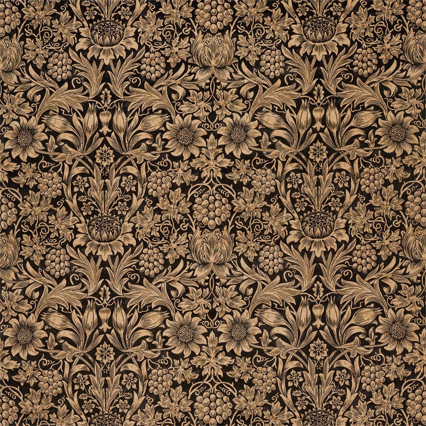 Tessuto Morris Sunflower Velvet - Brand_Morris, Fantasia_Natura, Uso_Rivestimento cuscini, Uso_Rivestimento poltrone, Uso_Tende - Tessuti - Morris