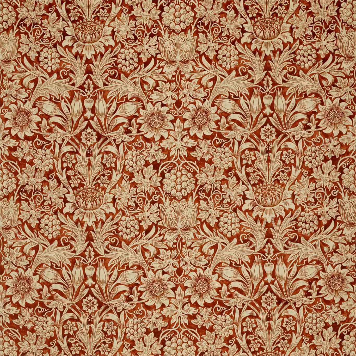 Tessuto Morris Sunflower Velvet - Brand_Morris, Fantasia_Natura, Uso_Rivestimento cuscini, Uso_Rivestimento poltrone, Uso_Tende - Tessuti - Morris