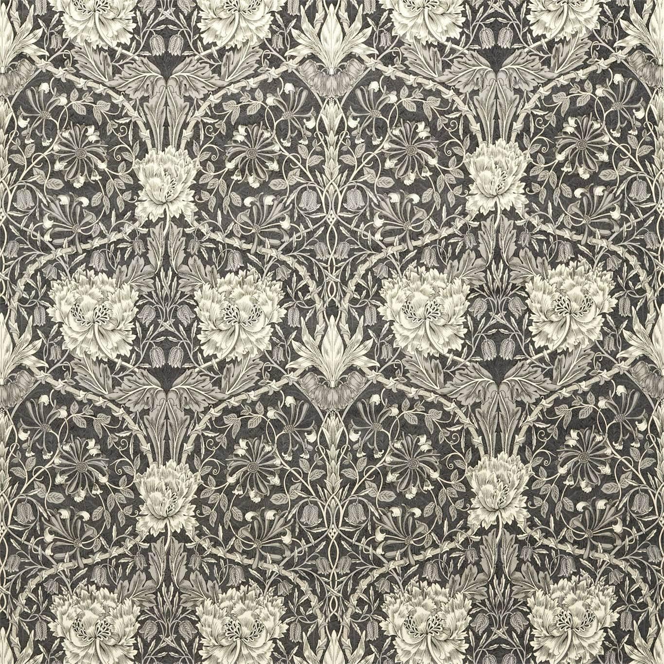 Tessuto Morris Honeysuckle and Tulip Velvet - Brand_Morris, Fantasia_Fantasia, Uso_Rivestimento cuscini, Uso_Rivestimento poltrone, Uso_Tende - Tessuti - Morris