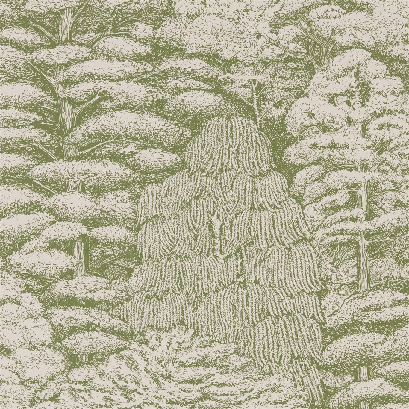 Carta da parati Sanderson Woodland Toile