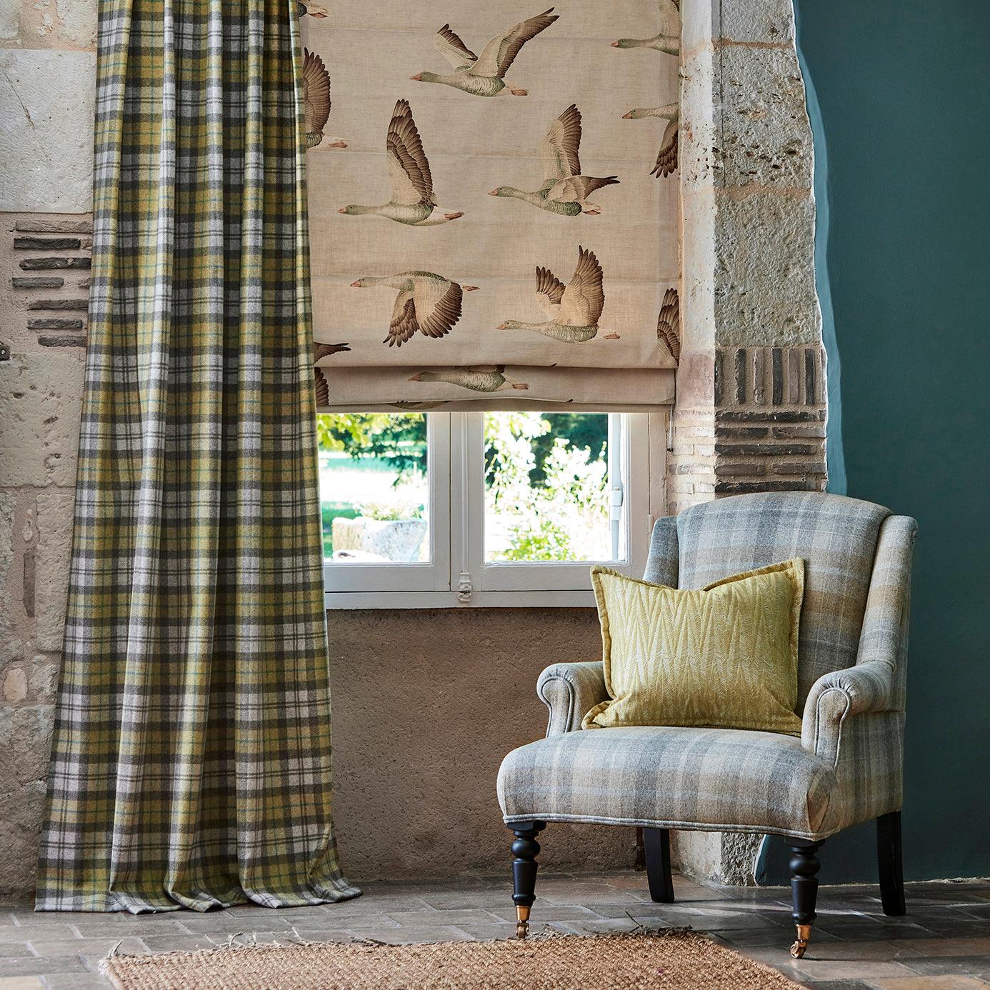 Tessuto Sanderson Fenton Check - Brand_Sanderson, Fantasia_Fantasia, Uso_Rivestimento cuscini, Uso_Rivestimento poltrone, Uso_Tende - Tessuti - Sanderson