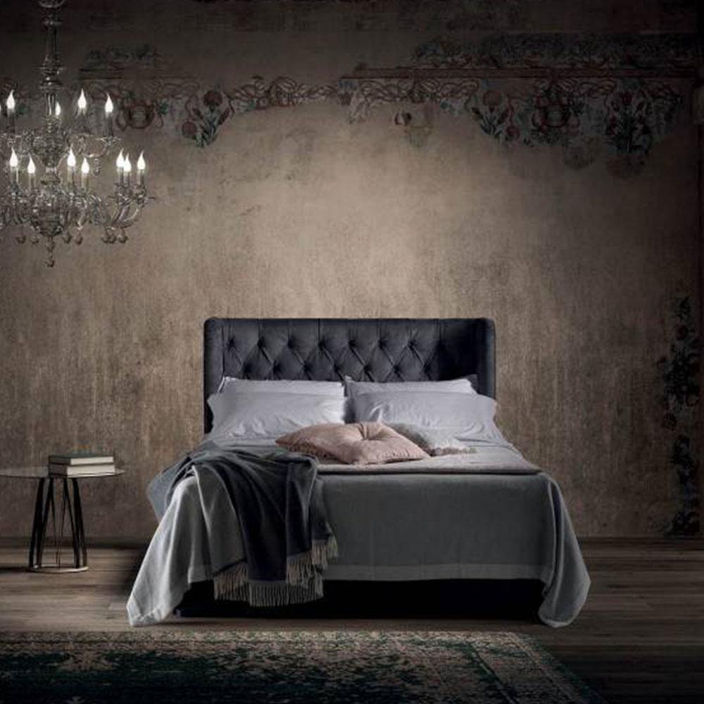 Letto Imperia - Caratteristiche_Imbottito, Caratteristiche_Sfoderabile, Dimensione_Matrimoniale, Samoa - Letti - Mobilmarket
