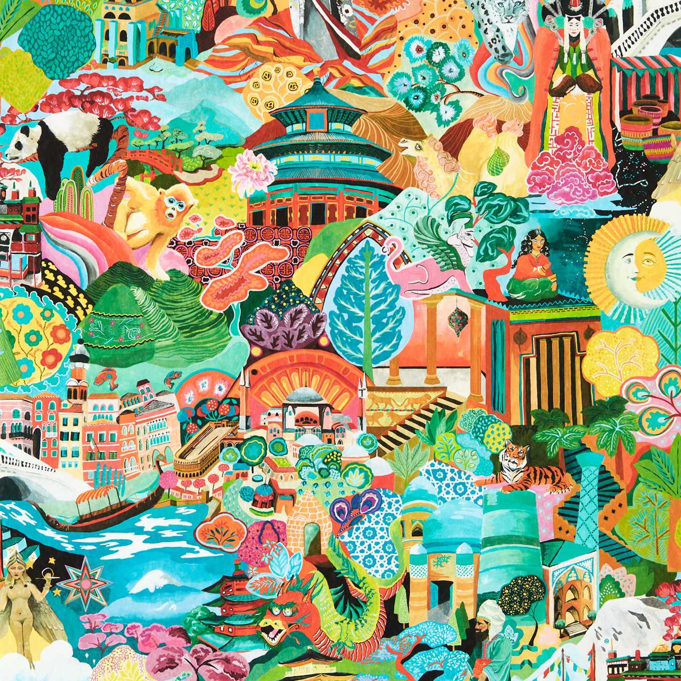 Carta da parati Harlequin Journey of discovery